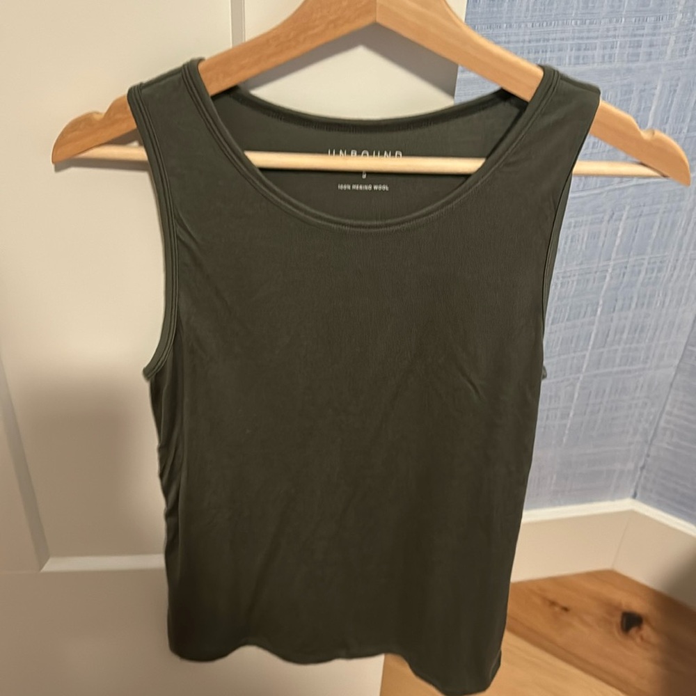 Unbound merino wool muscle tank